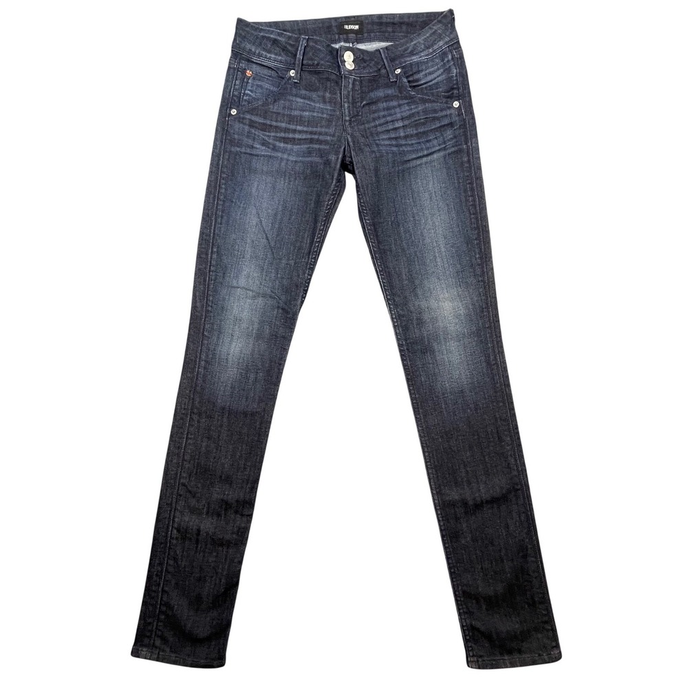 Hudson Dark Wash Collin Flap Skinny Jeans Women 26
